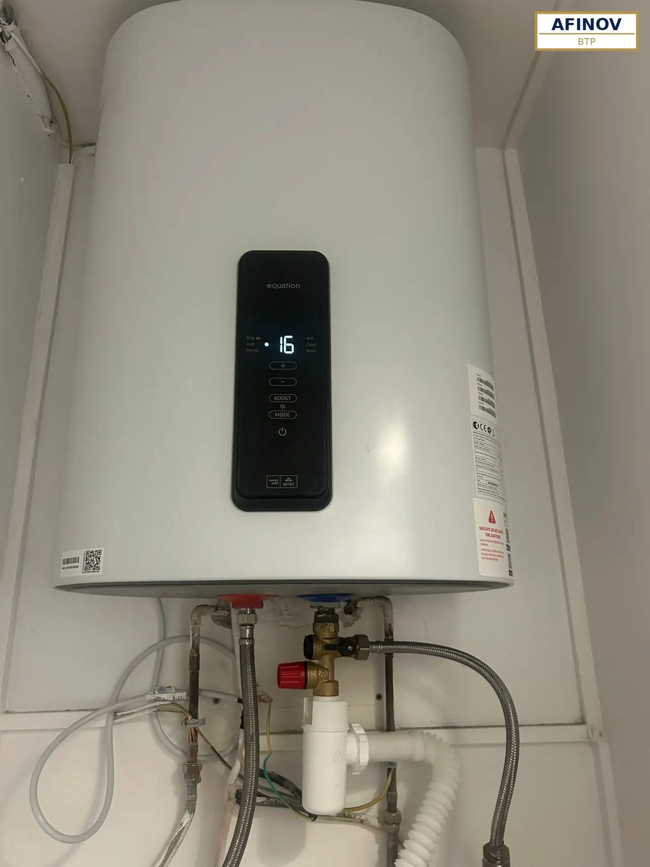 Chauffe-eau connecté, après les travaux